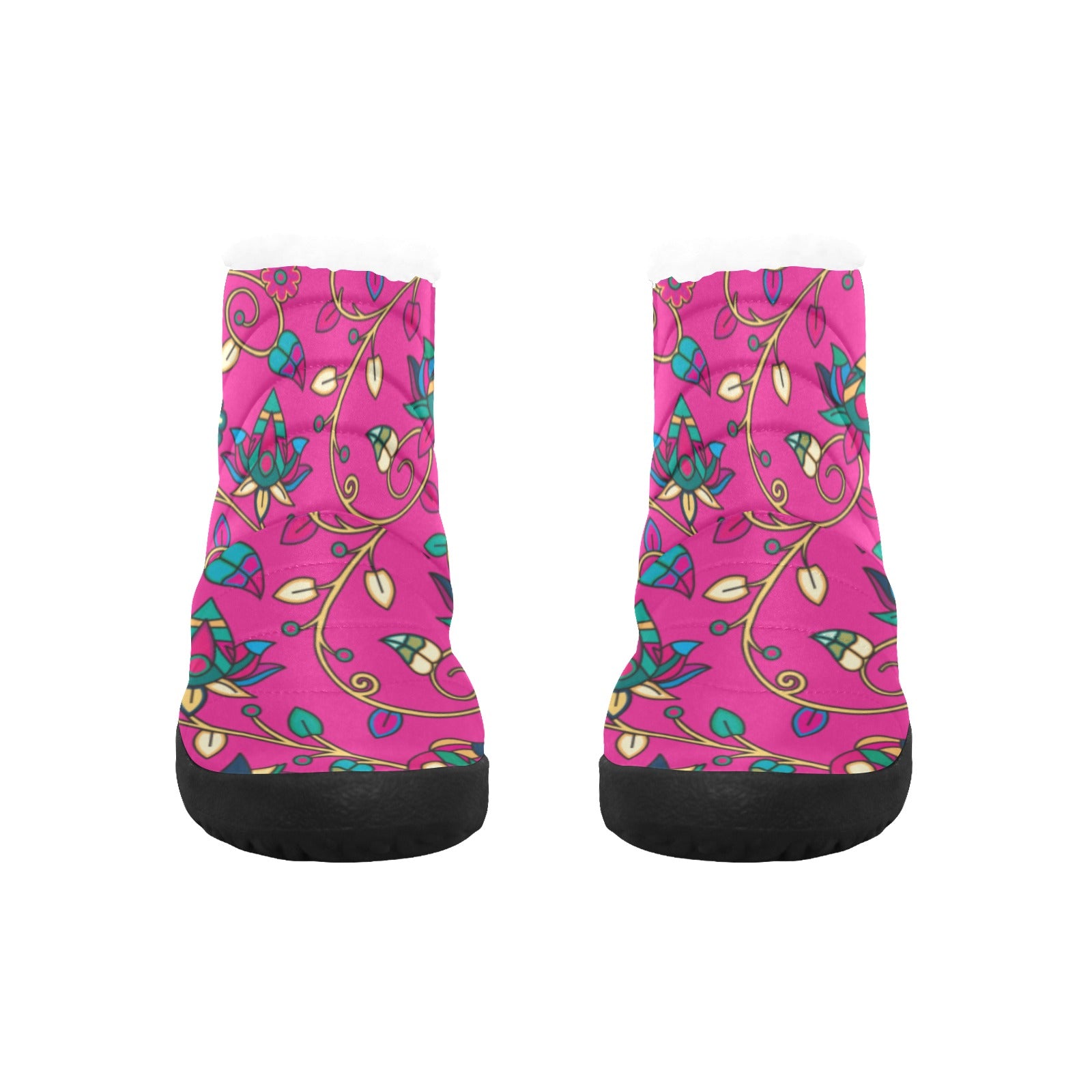 Thorny Path Pink Women's Padded Winter Boot