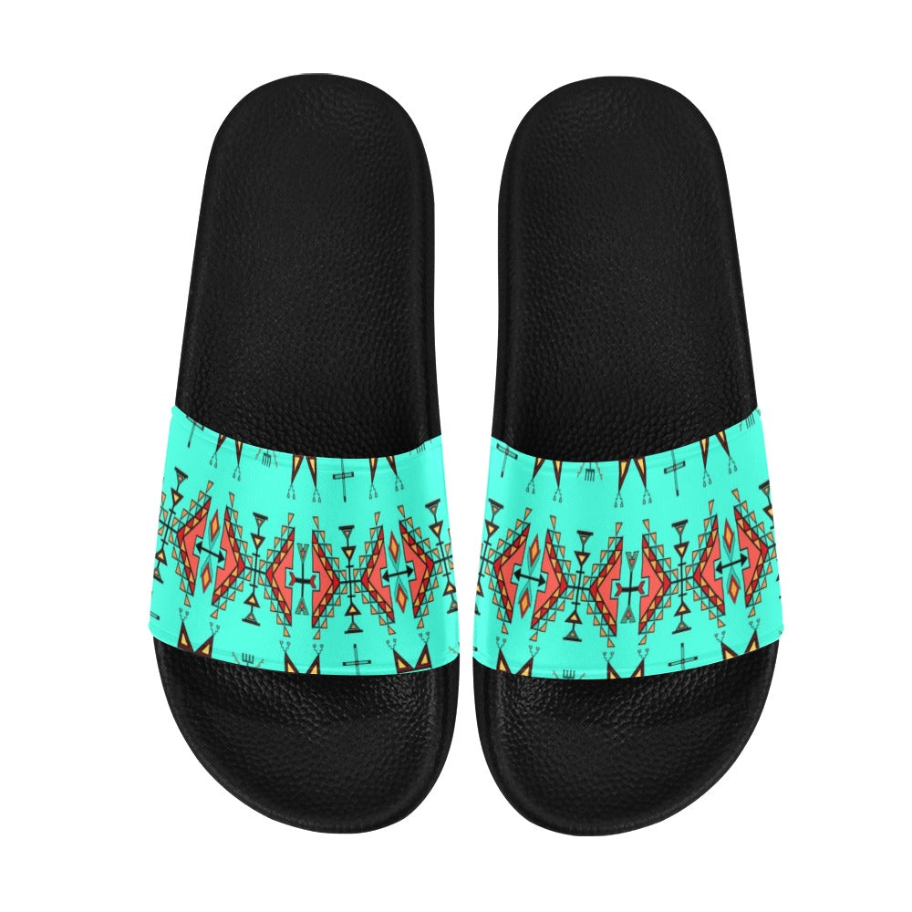 Thunder Flight Turquoise Women's Slide Sandals