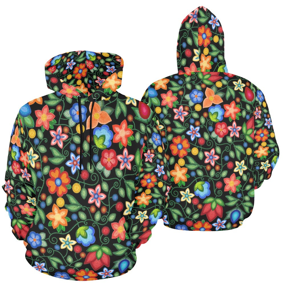 Morning Harmony Black Hoodie for Men (USA Size)