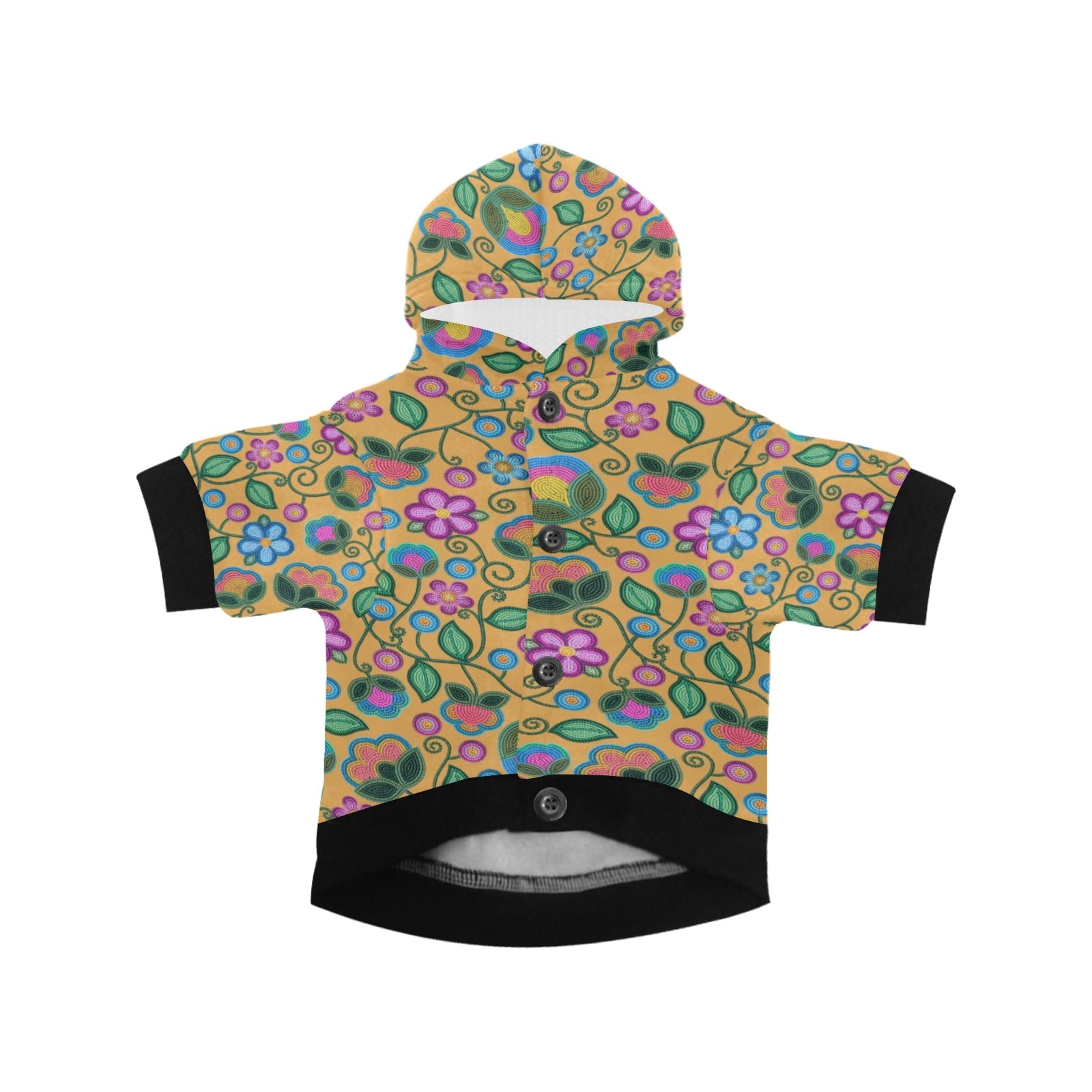 Turquoise Sunbeam Yellow Pet Dog Hoodie