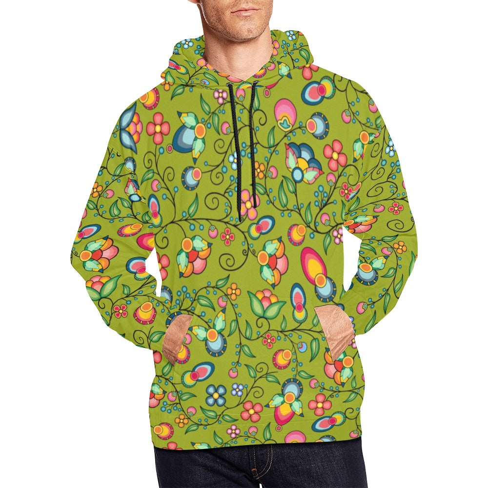 Floral Bounty Sweetgrass Hoodie for Men (USA Size)