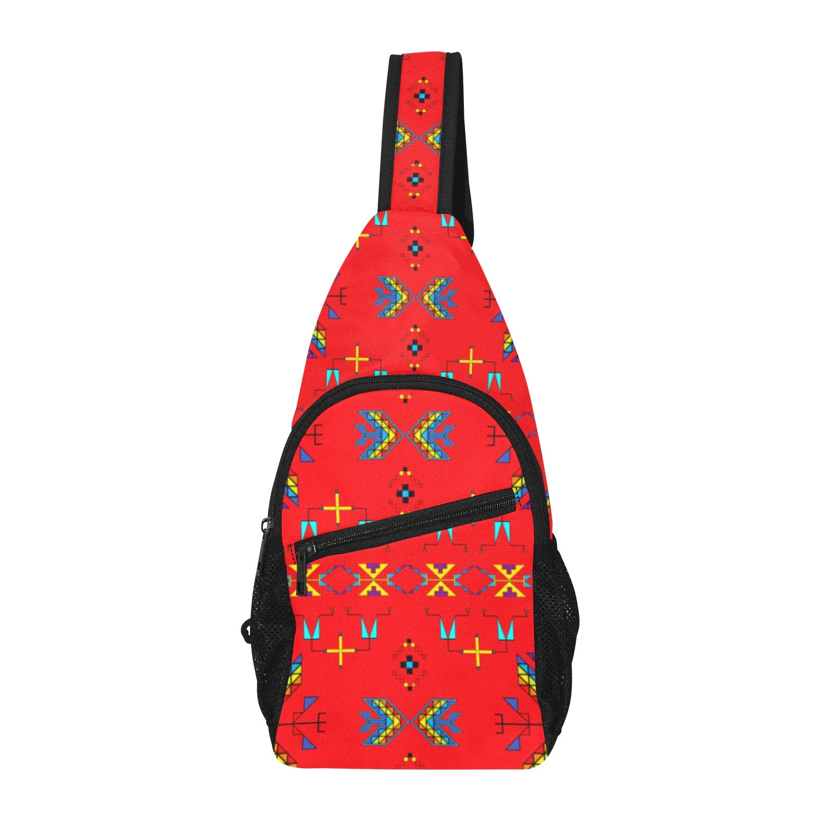 Rainy Chief Rainbow Red Chest Bag