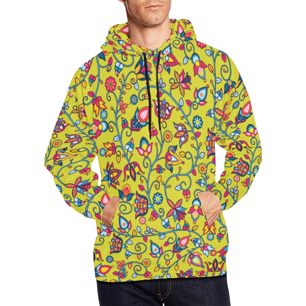 Thorny Path Yellow Grass Hoodie for Men (USA Size)