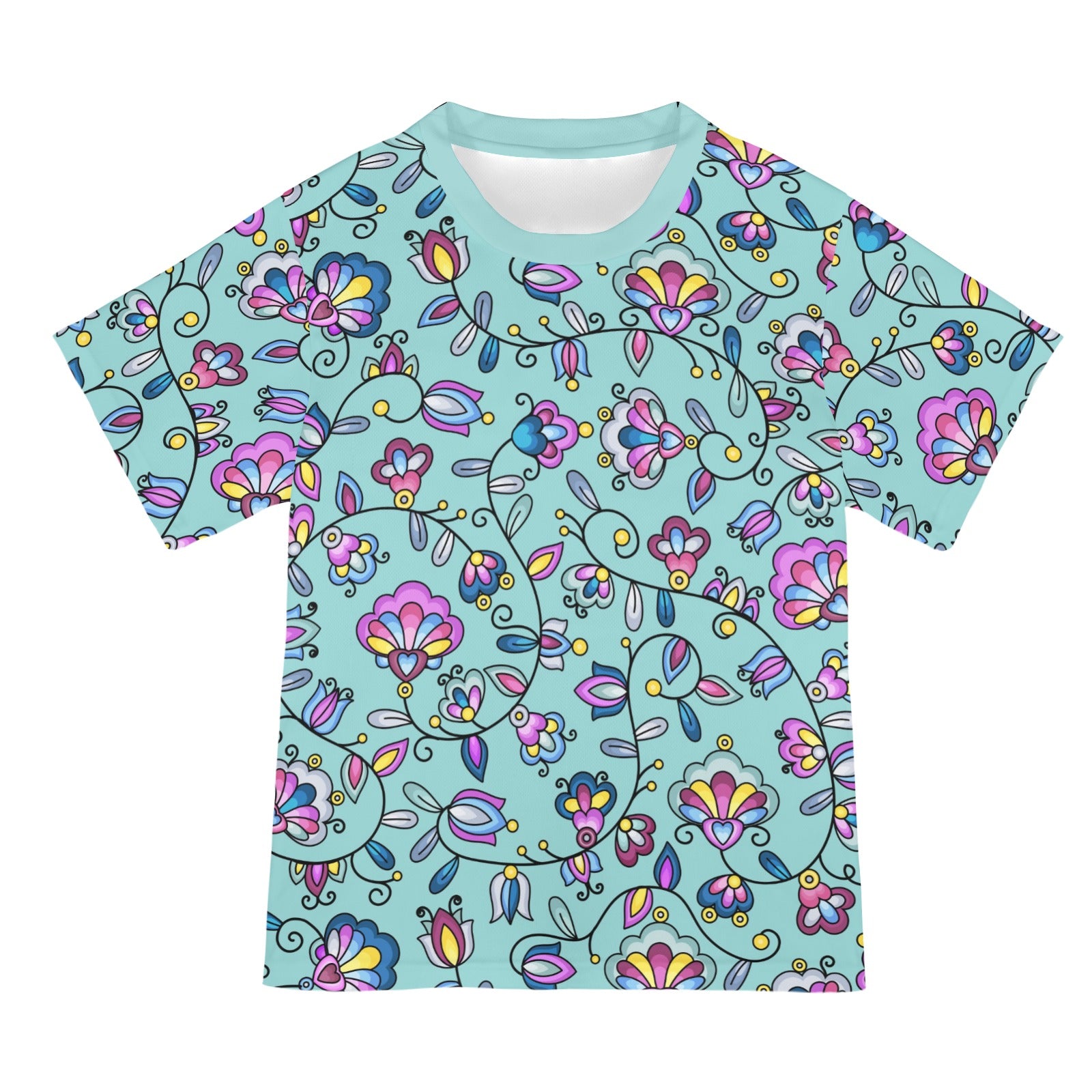 Autumn Bundle Blessing Turquoise T-shirt for Women