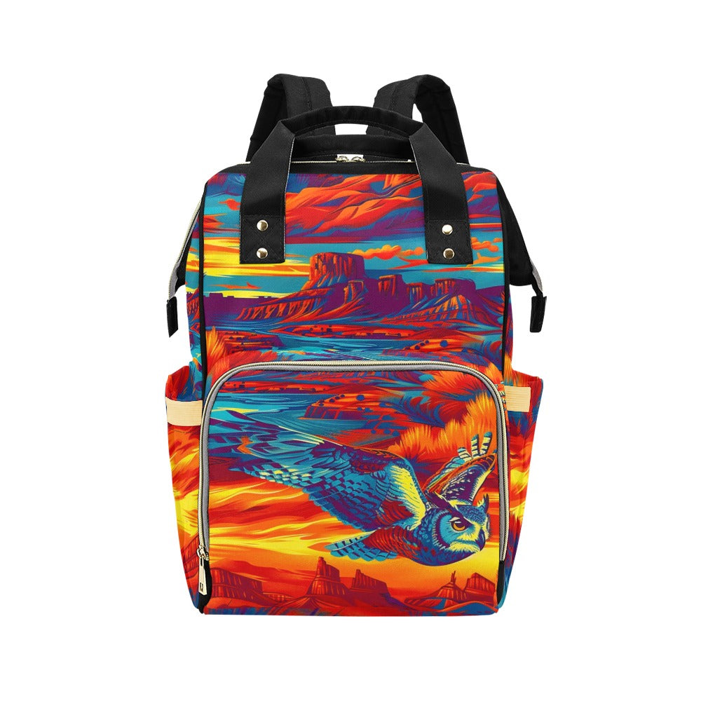 Owl on the Prowl Multi-Function Diaper Backpack/Diaper Bag