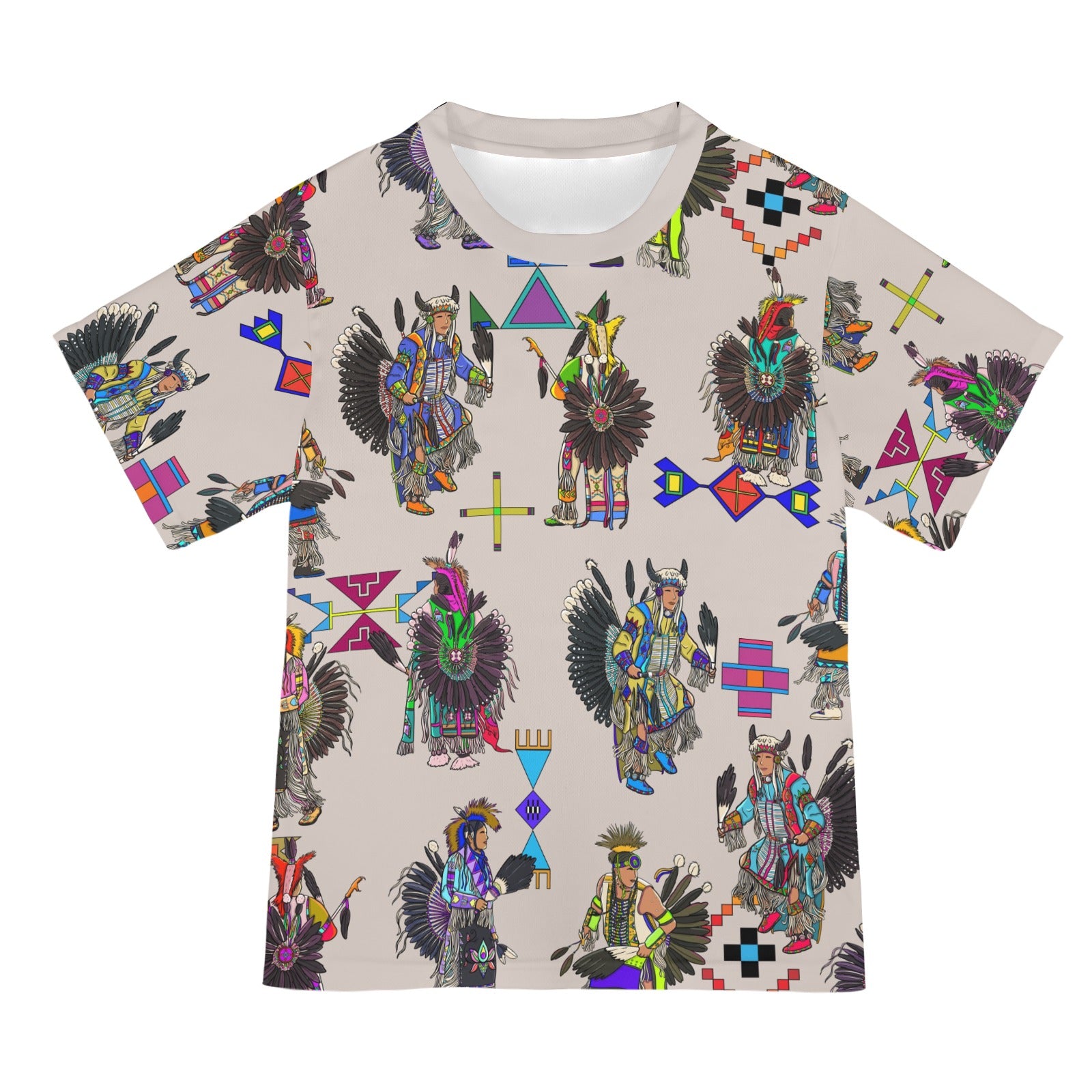 Men's Tradish Dancers Muslin White T-shirt for Women