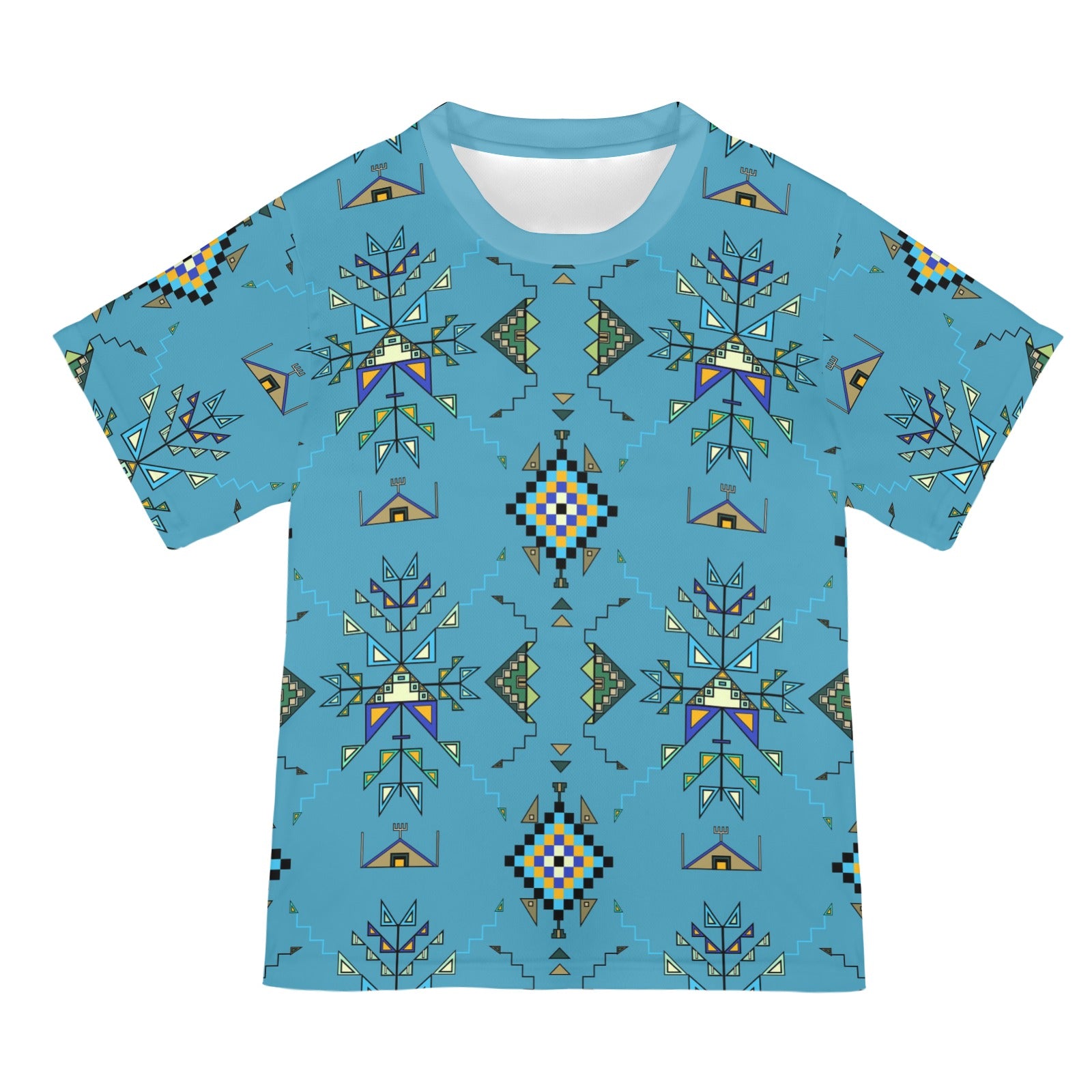Bear Shield Blue T-shirt for Women