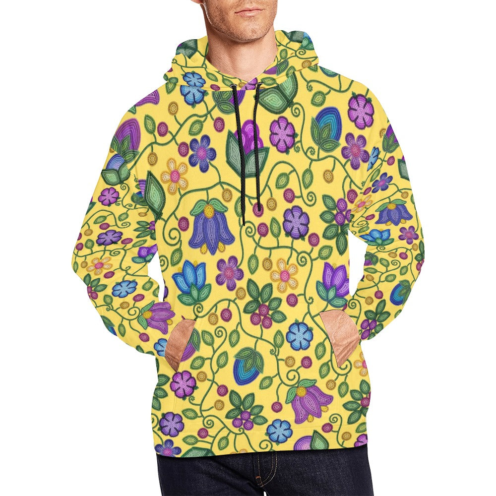 Bloom Uplift Yellow Hoodie for Men (USA Size)