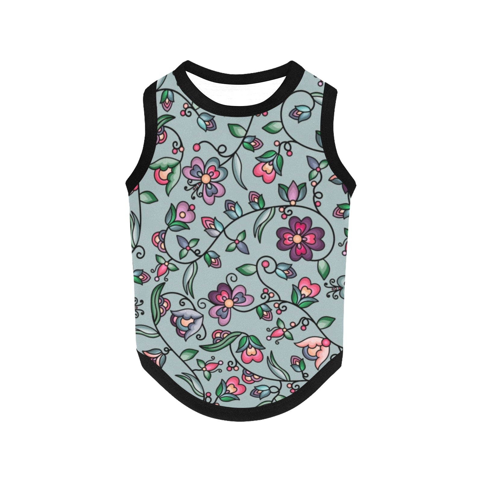 Amber Evening Garland Turquoise Pet Tank Top