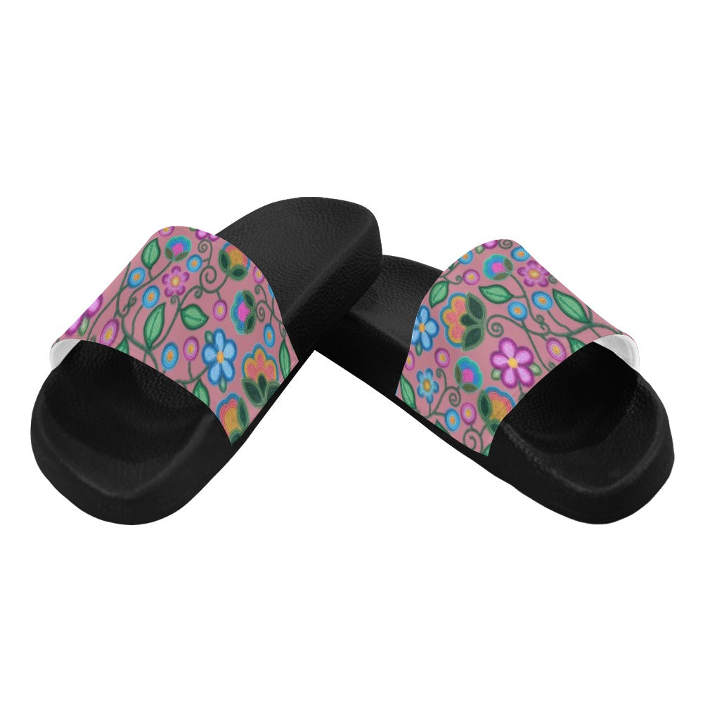 Turquoise Sunbeam Peach Women's Slide Sandals