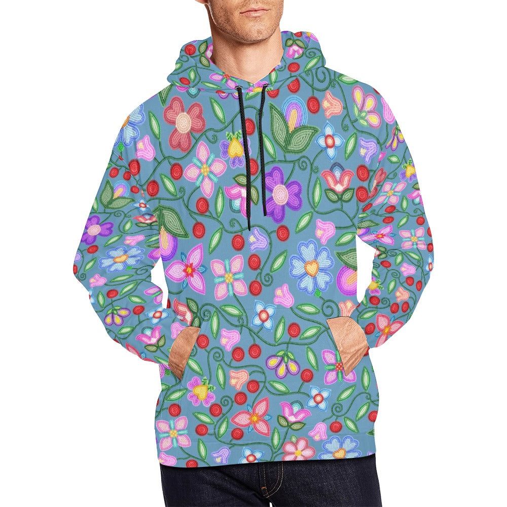 Petal Harmony River Hoodie for Men (USA Size)