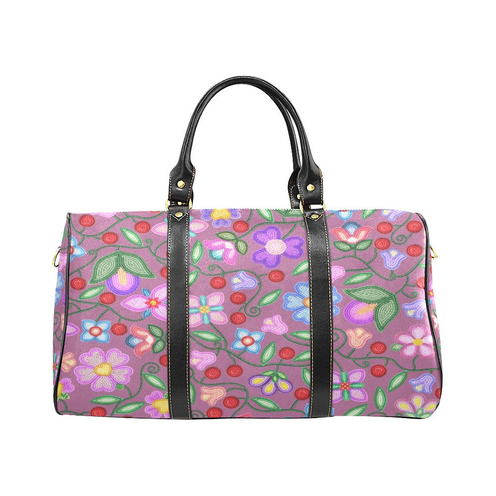 Petal Harmony Dusty Rose Waterproof Travel Bag/Small