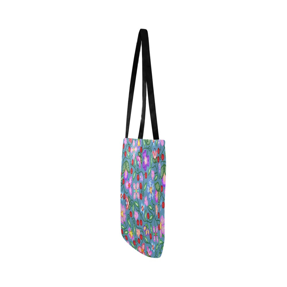 Petal Harmony River Reusable Shopping Bag (Two sides)