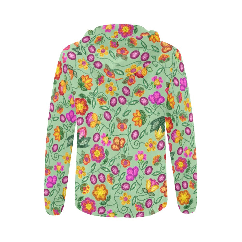 Boreal Bounty Green Full Zip Hoodie for Women