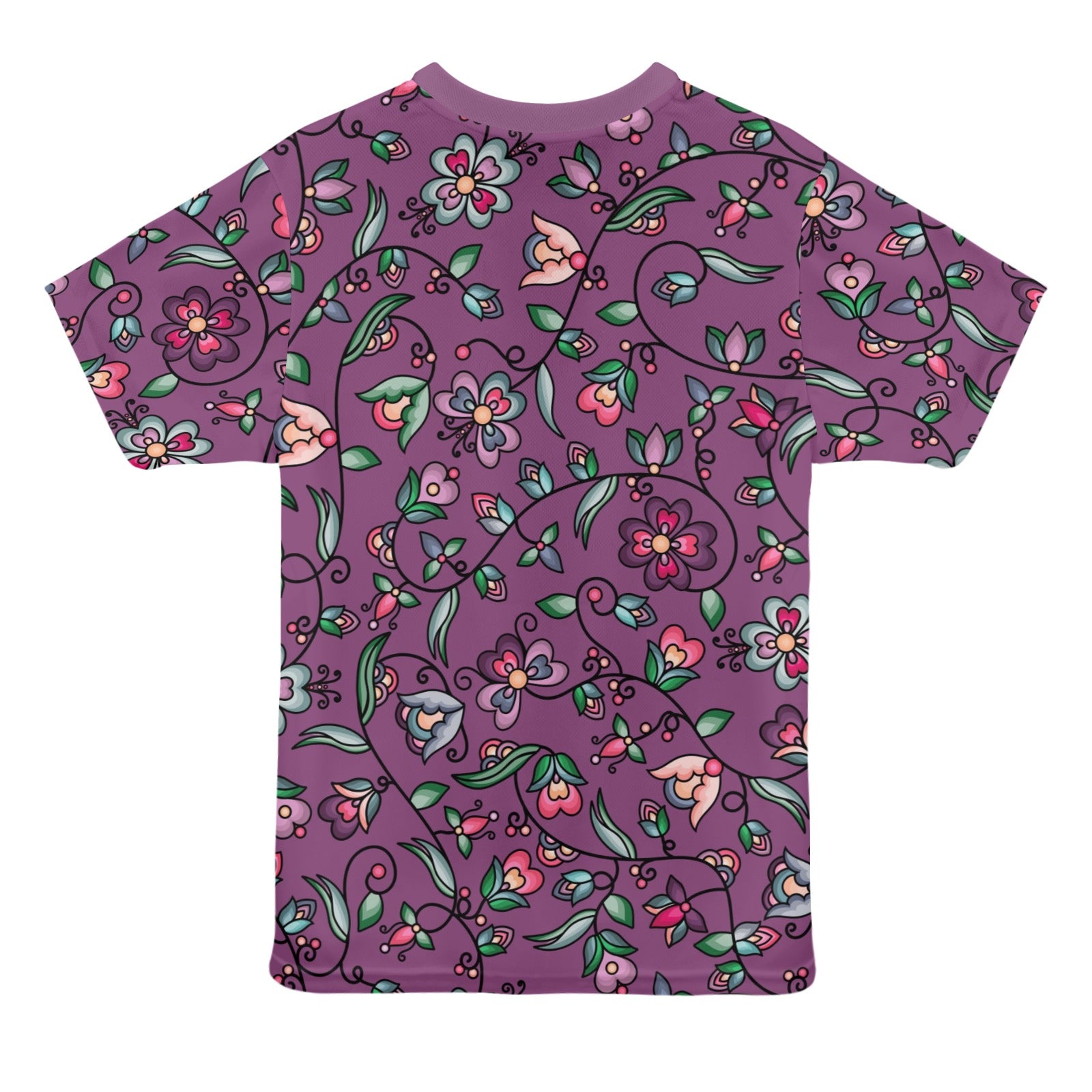 Amber Evening Garland Purple T-shirt for Women