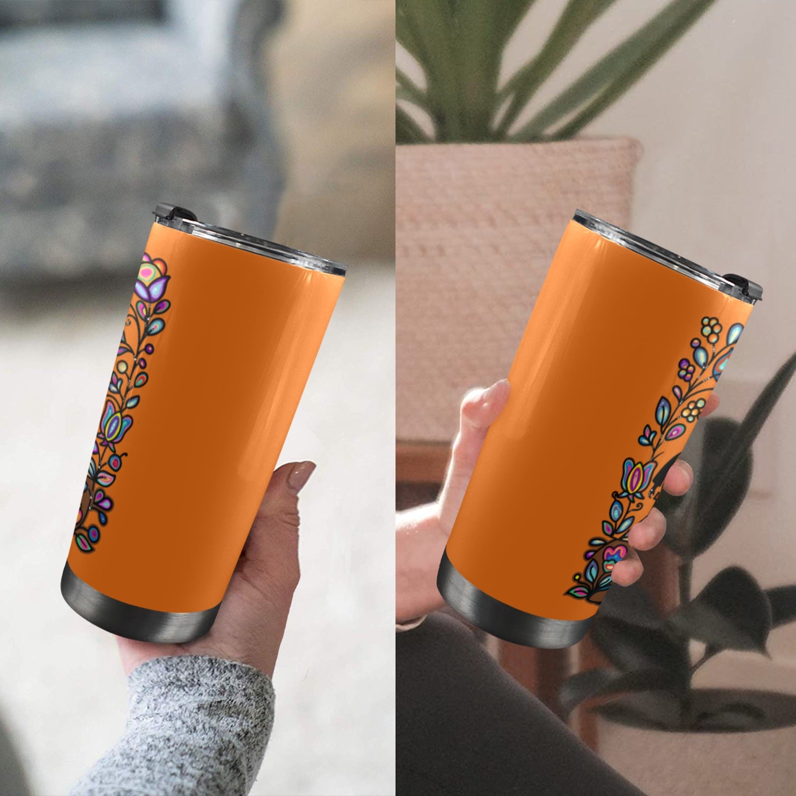 Rooted in Culture 20oz Mobile Tumbler with Lid (Black Lock)