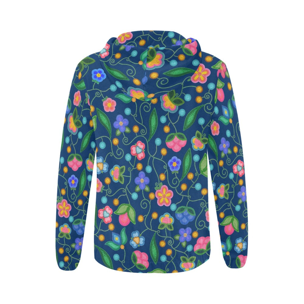 Skyberry Serenade Navy Full Zip Hoodie for Women