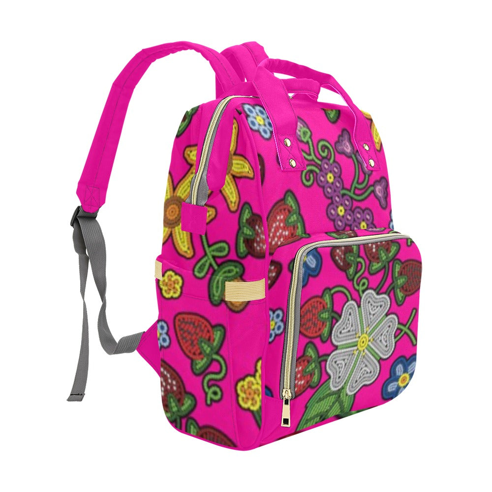 Berry Pop Blush Multi-Function Diaper Backpack/Diaper Bag