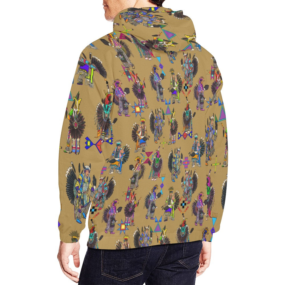 Men's Tradish Dancers Earth Hoodie for Men (USA Size)