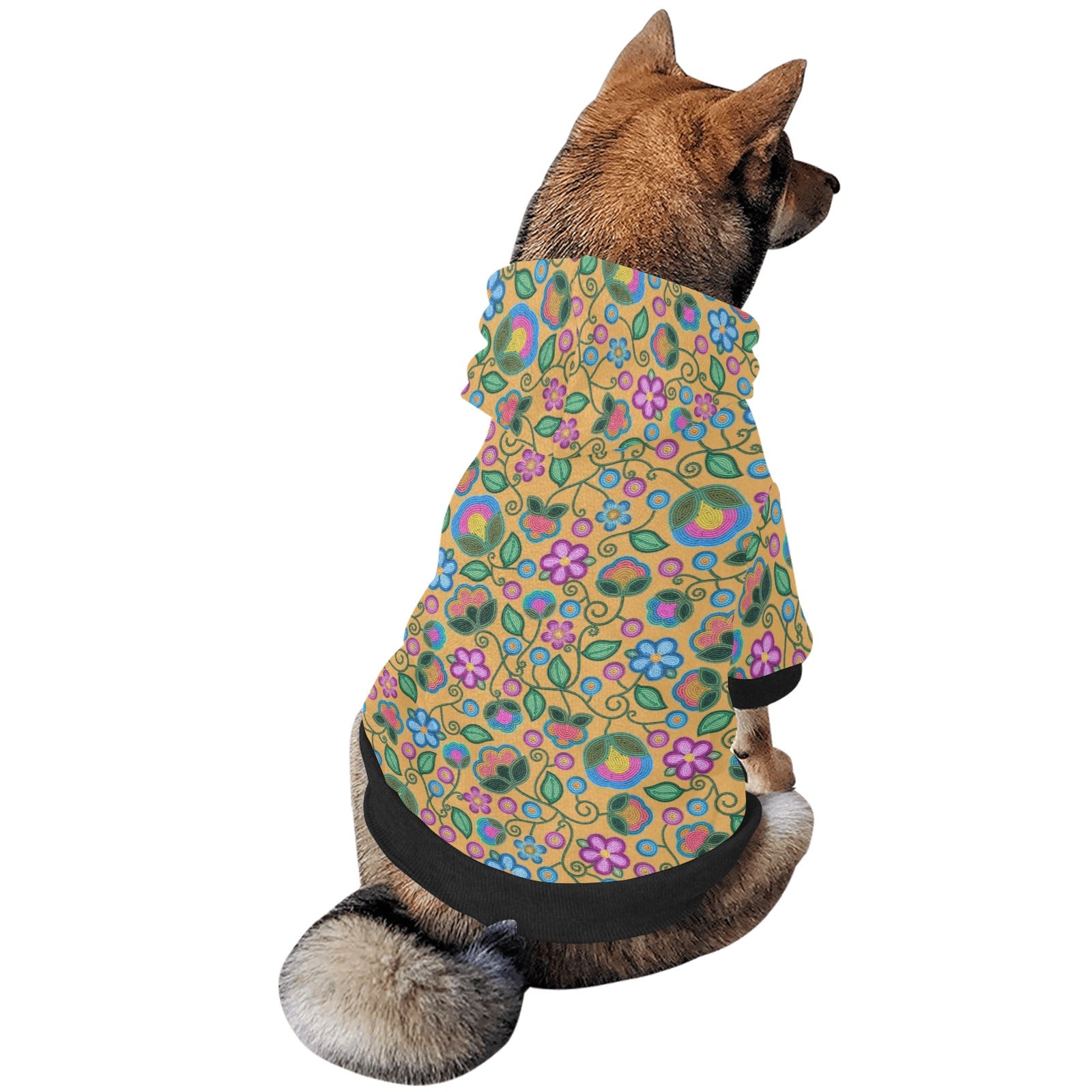 Turquoise Sunbeam Yellow Pet Dog Hoodie