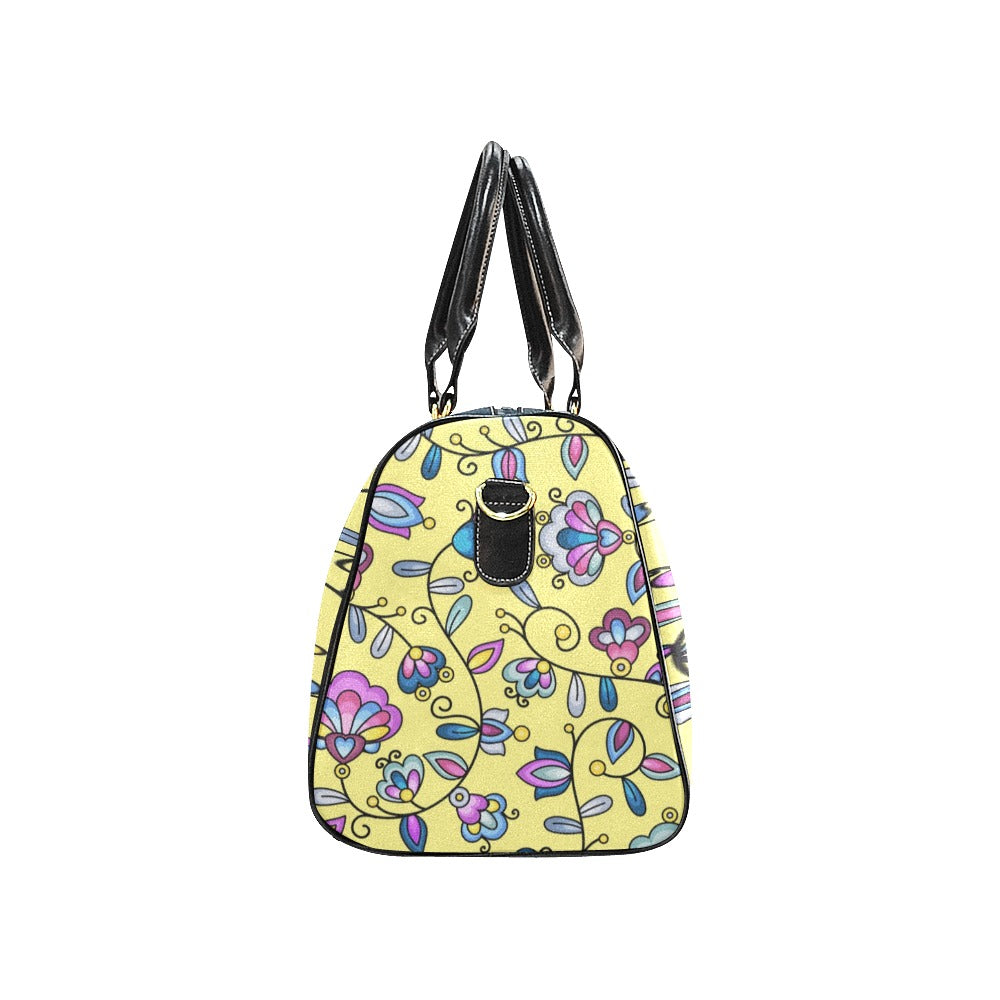 Autumn Bundle Blessing Yellow Waterproof Travel Bag/Small