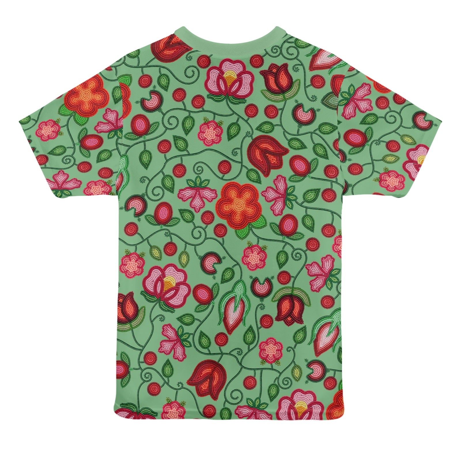 Rose Reverie Green T-shirt for Women