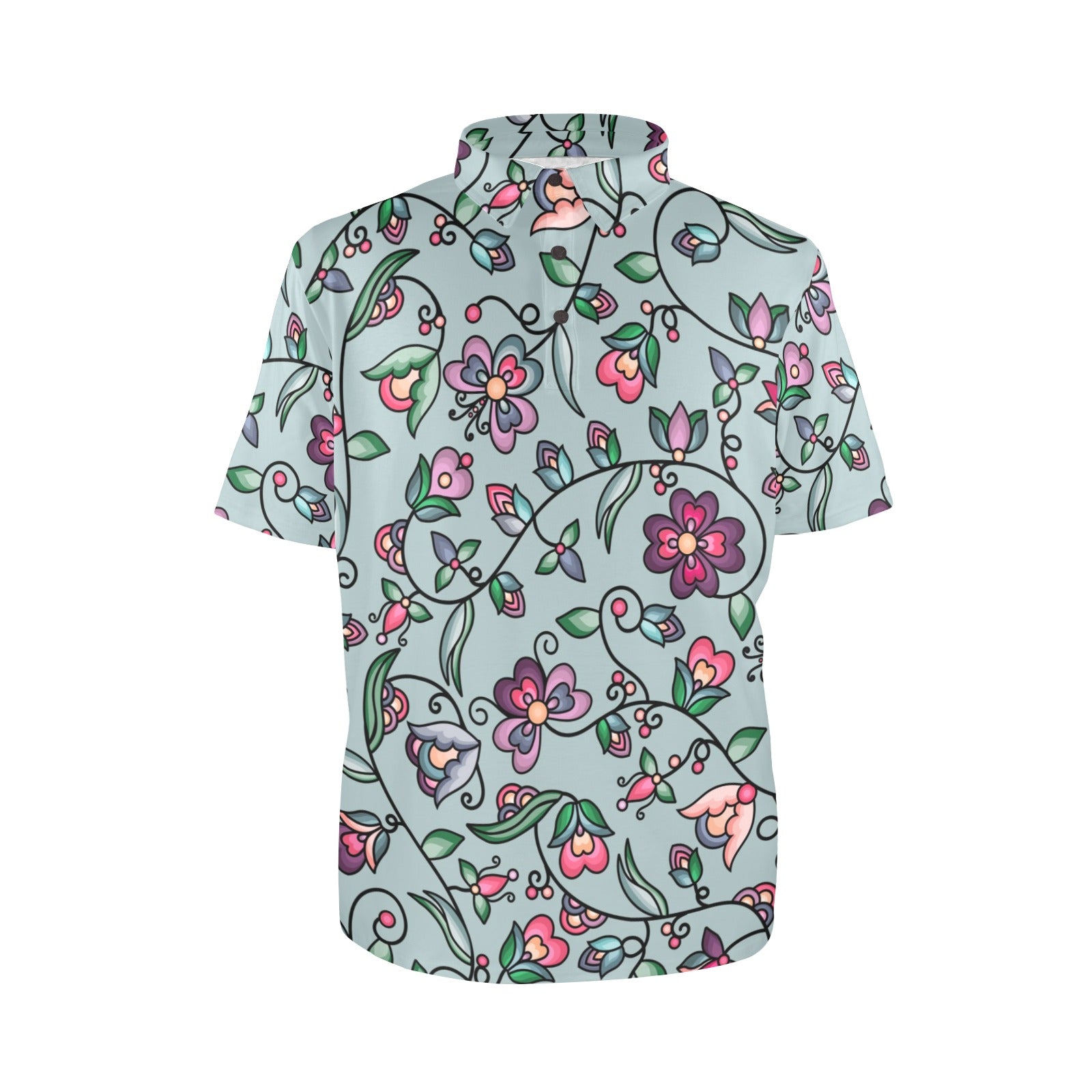Amber Evening Garland Turquoise Polo Shirt