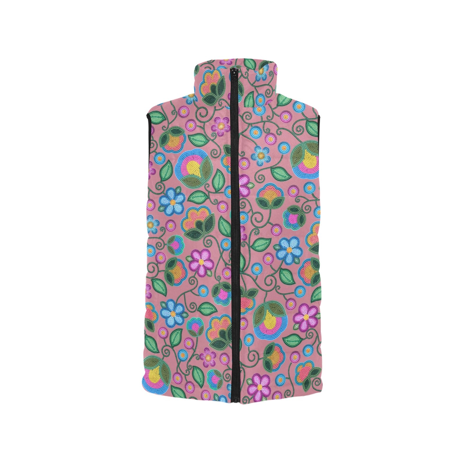 Turquoise Sunbeam Peach Women's Padded Vest Jacket