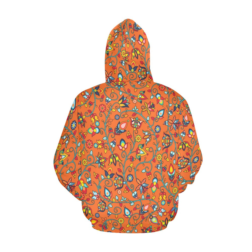 Thorny Path Orange Hoodie for Men (USA Size)