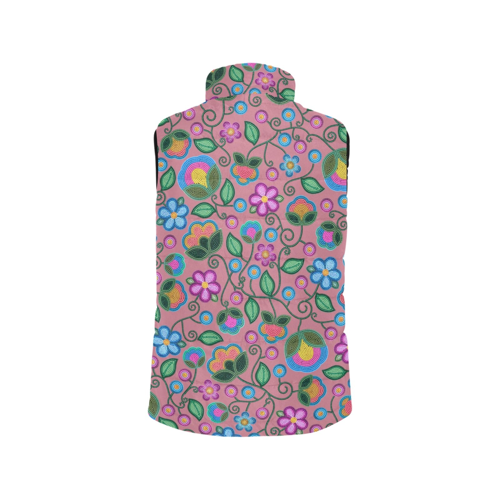 Turquoise Sunbeam Peach Women's Padded Vest Jacket