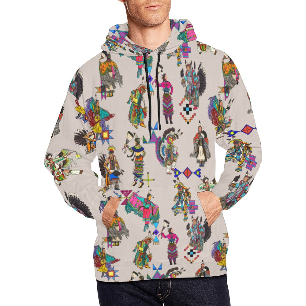 Grand Entry Dancers Muslin Hoodie for Men (USA Size)