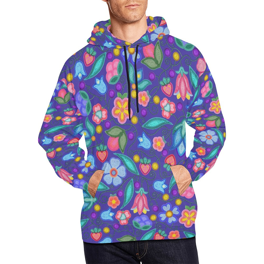 Sweet Offering Indigo Hoodie for Men (USA Size)