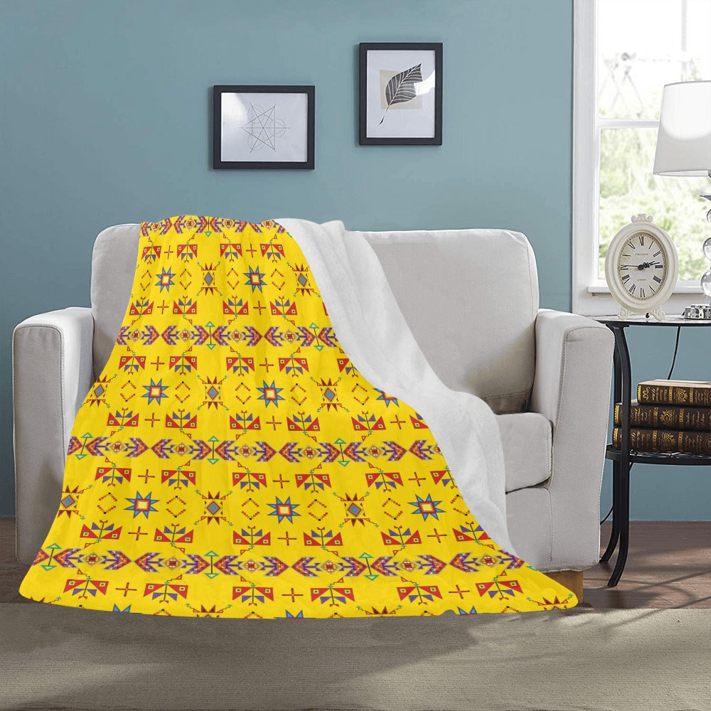 Scattered Generations Maize Ultra-Soft Micro Fleece Blanket 50"x60"