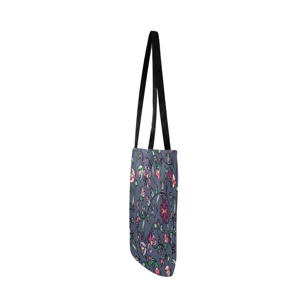 Amber Evening Garland Blue Reusable Shopping Bag (Two sides)