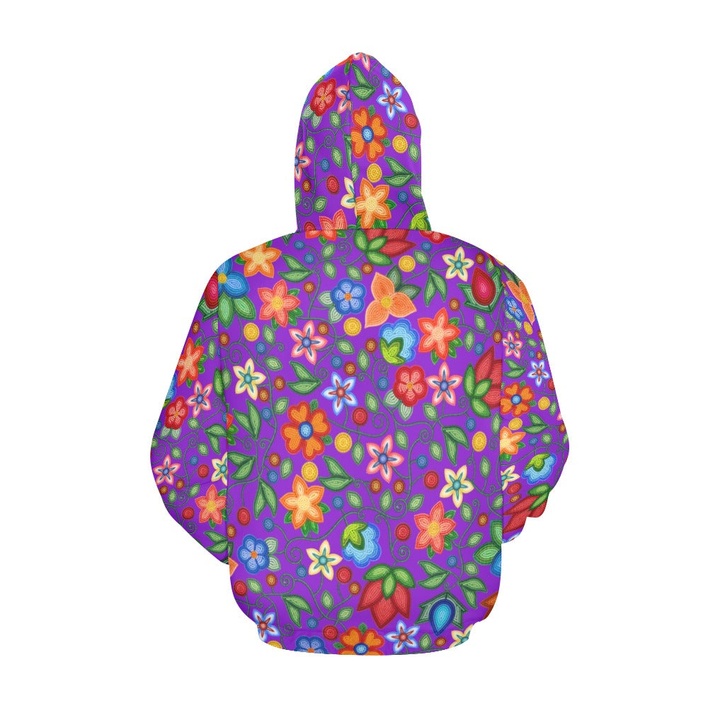 Morning Harmony Purple Hoodie for Men (USA Size)