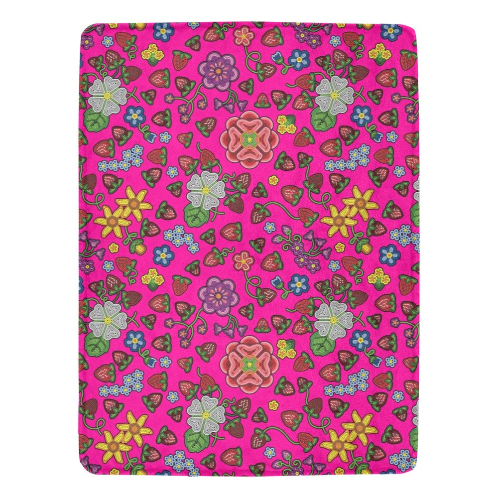 Berry Pop Blush Ultra-Soft Micro Fleece Blanket 60"x80"