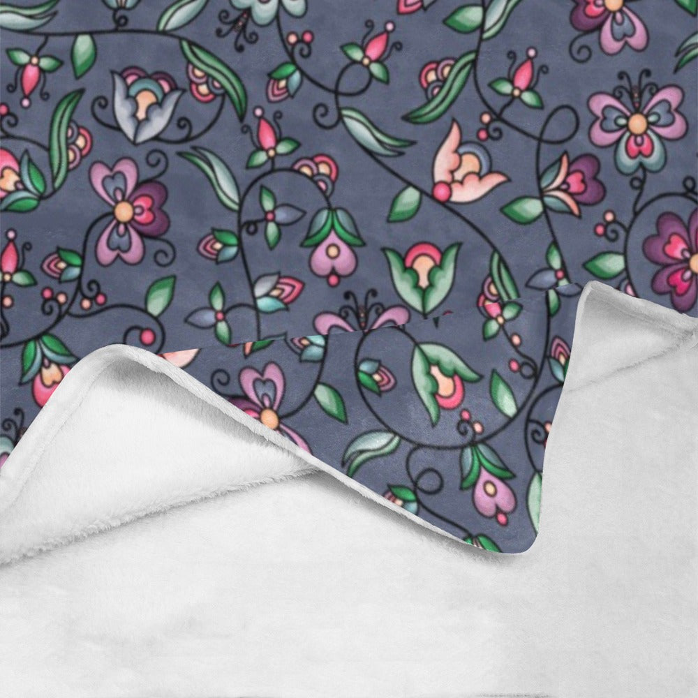 Amber Evening Garland Blue Ultra-Soft Micro Fleece Blanket 40"x50"