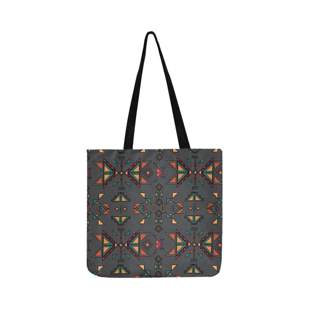 Arrow Dawn Gray Reusable Shopping Bag (Two sides)