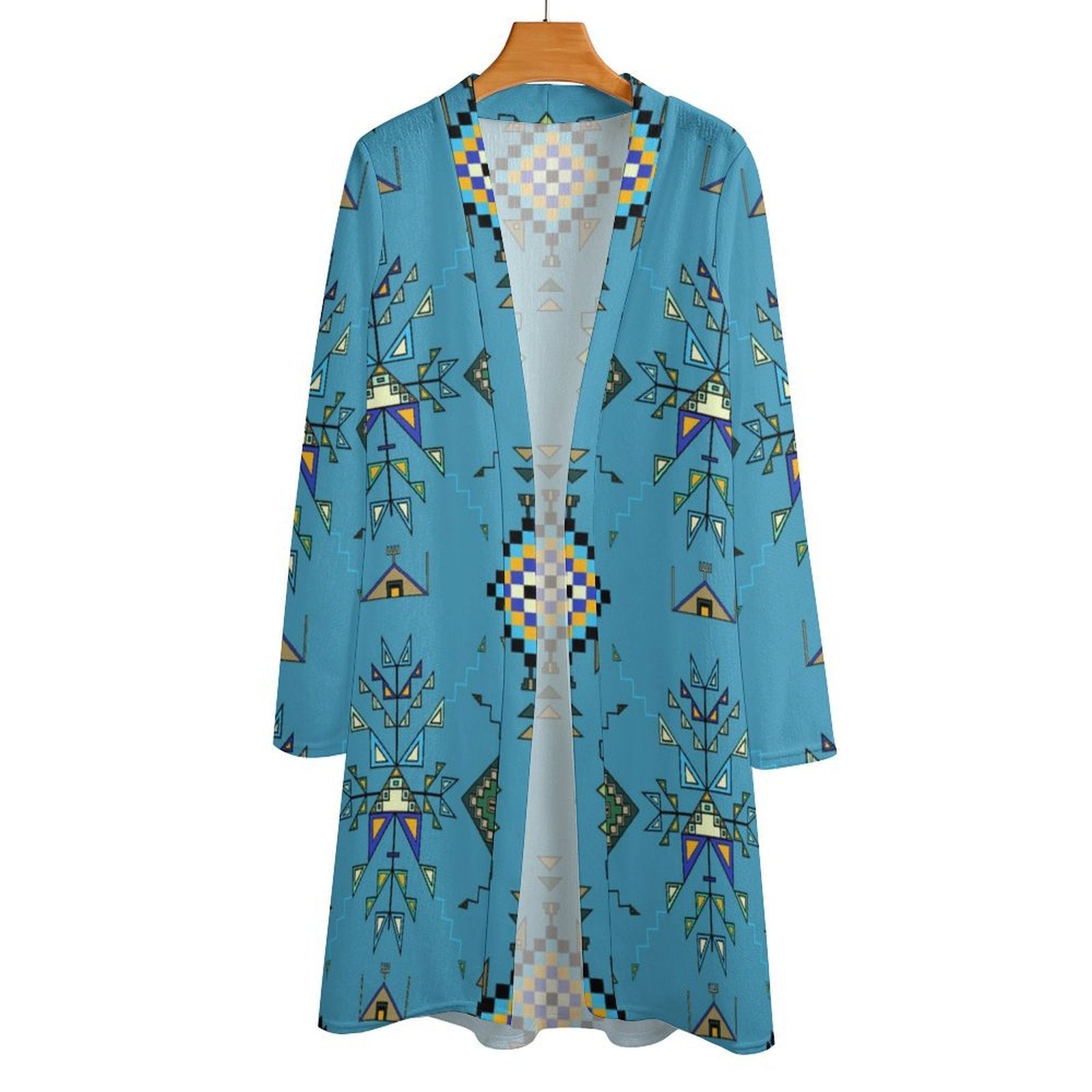 Bear Shield Blue Cardigan