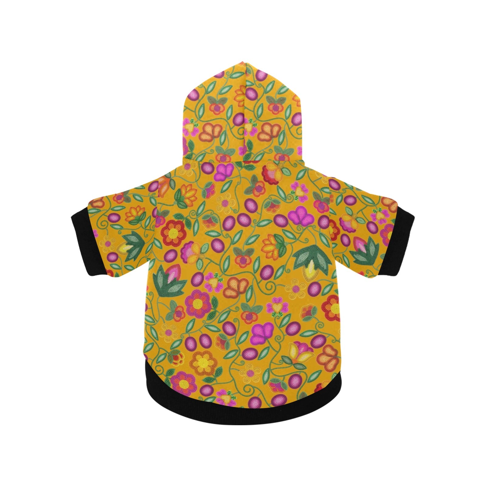 Boreal Bounty Yellow Pet Dog Hoodie