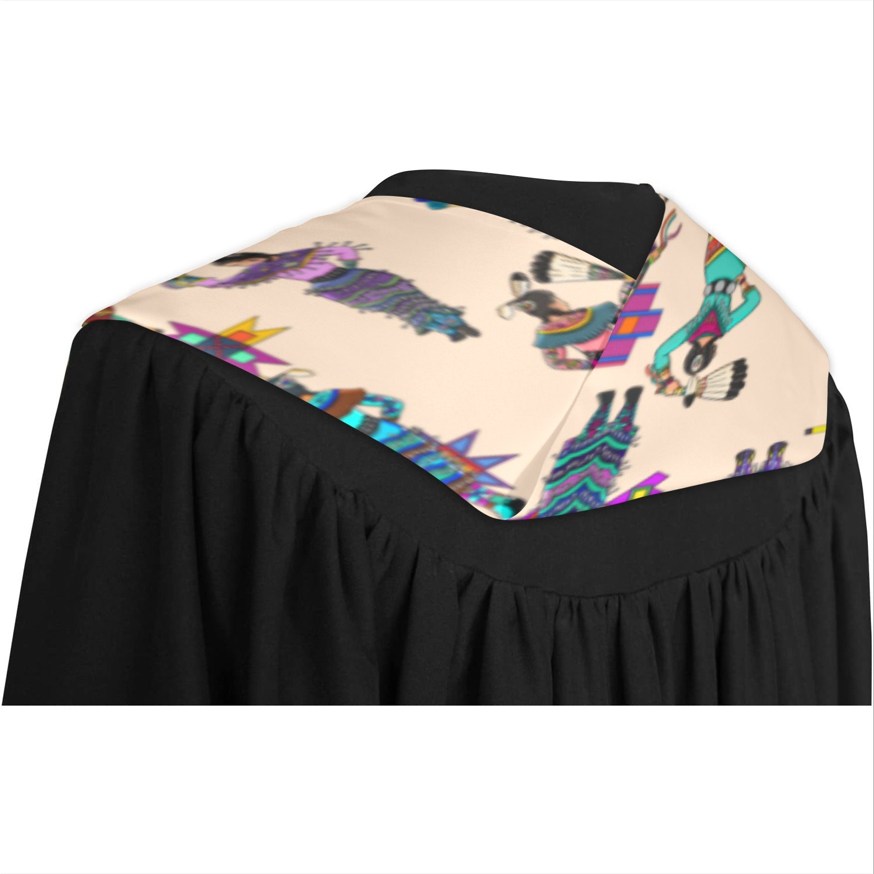 Women's Jingle Dancers Muslin Graduation Stole