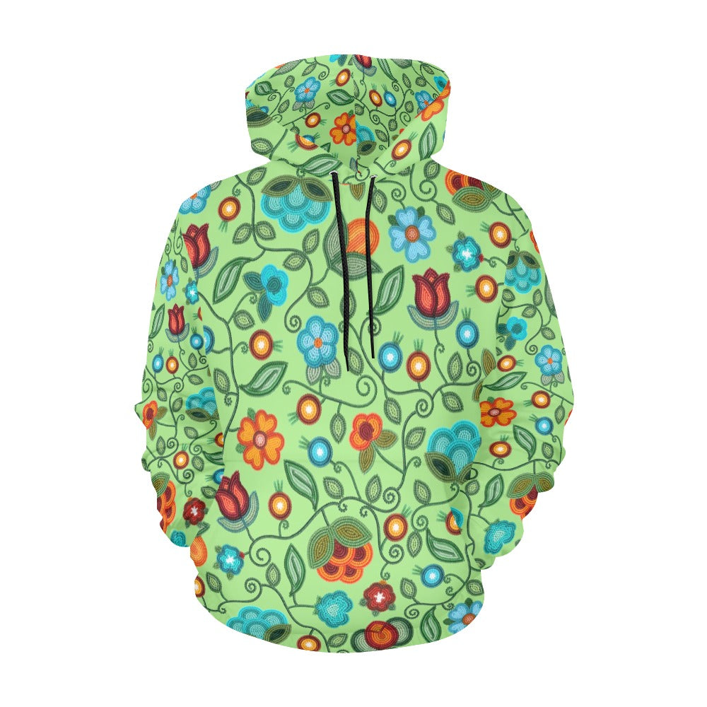 Prairie Fire Petals Sage Hoodie for Men (USA Size)