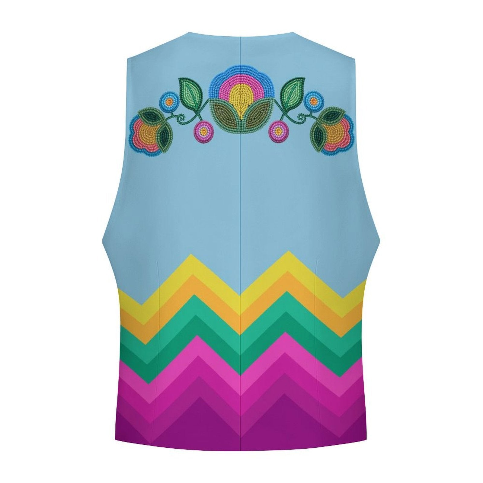 Turquoise Sunbeam Women's Sleeveless Suit Vest