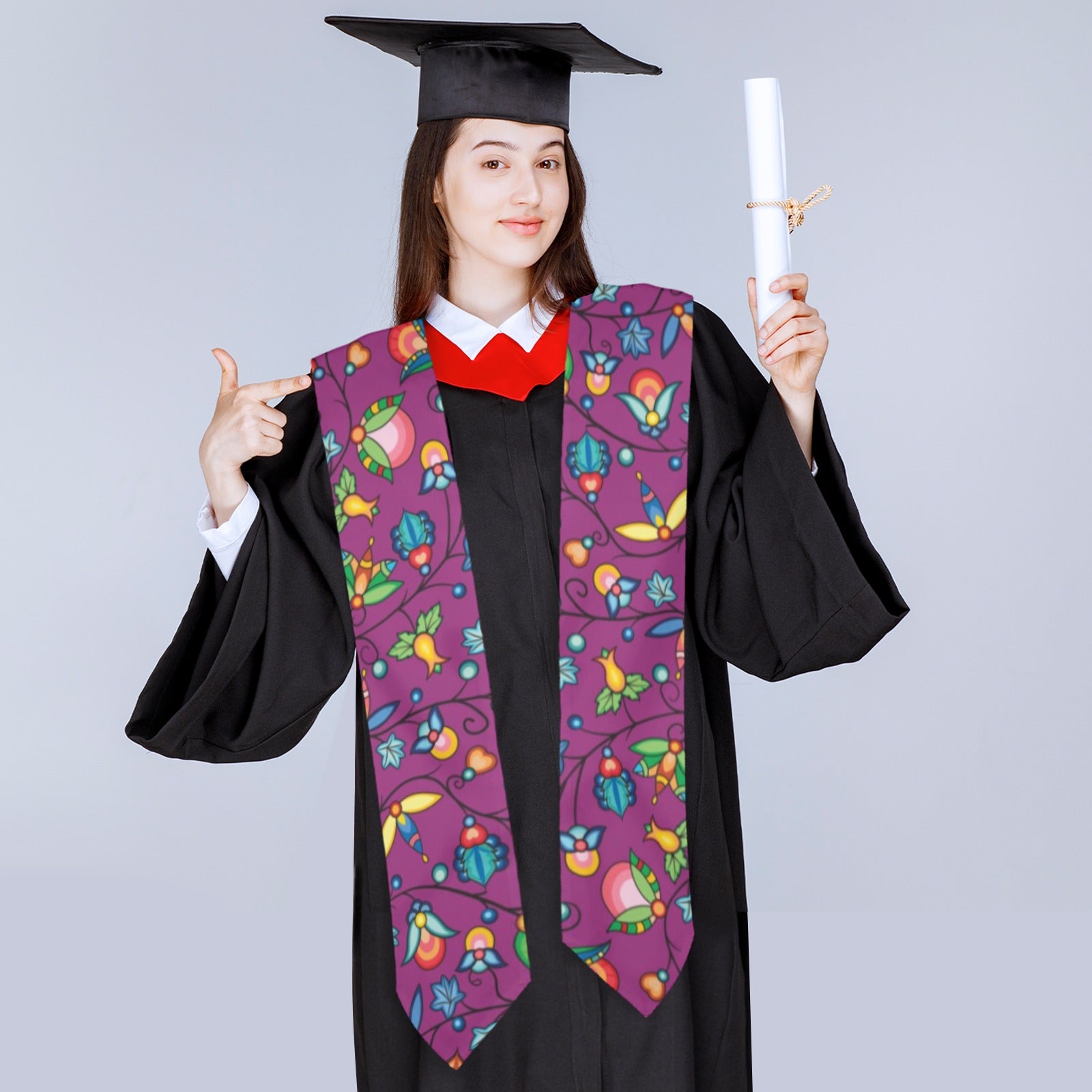 Prairie Plains Spirit Berry Soup Graduation Stole