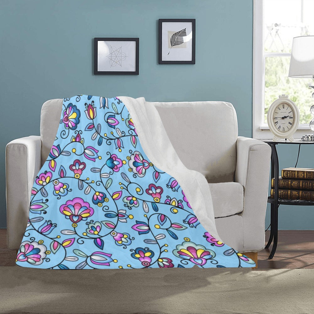 Autumn Bundle Blessing Blue Ultra-Soft Micro Fleece Blanket 40"x50"