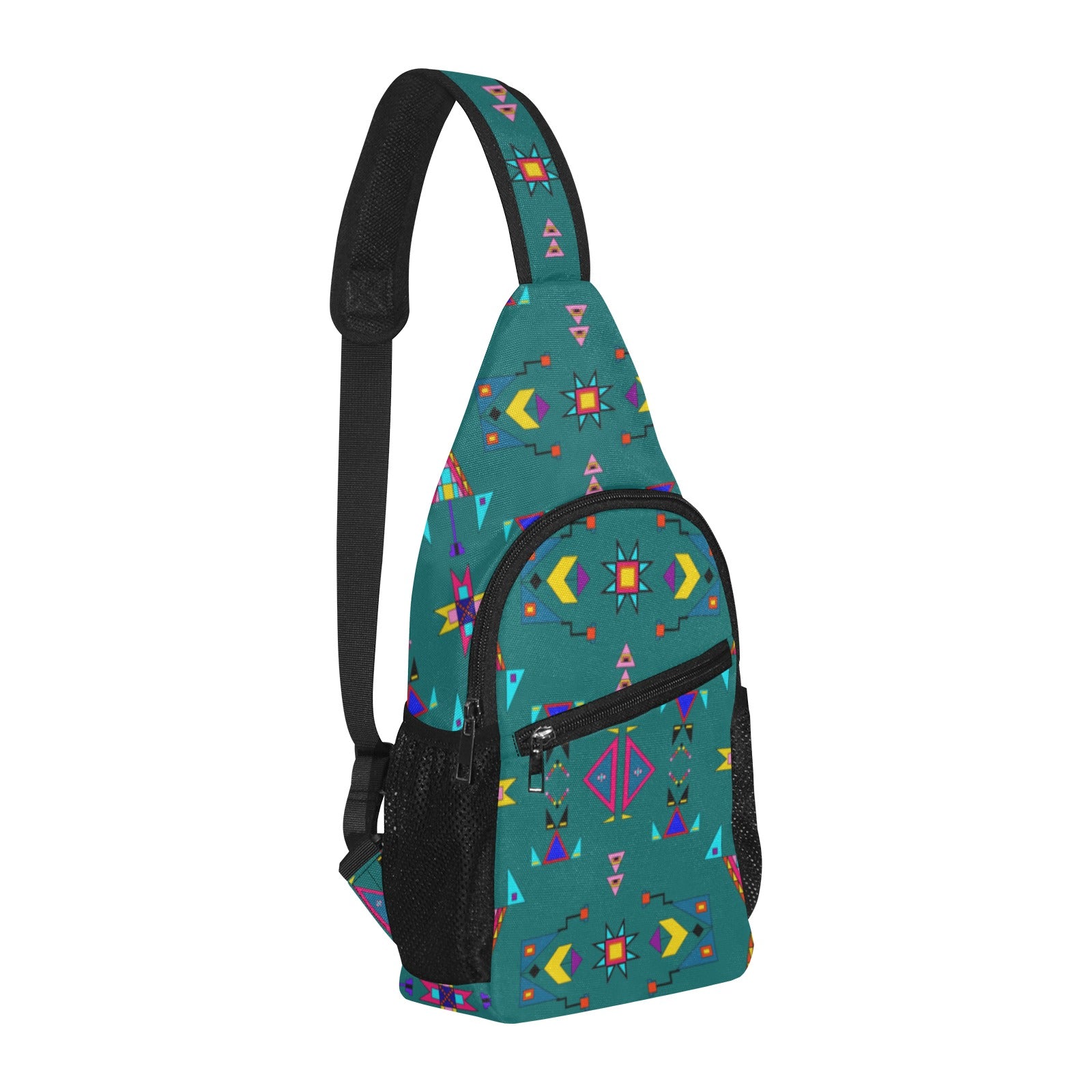 Enemy Territory Teal Chest Bag