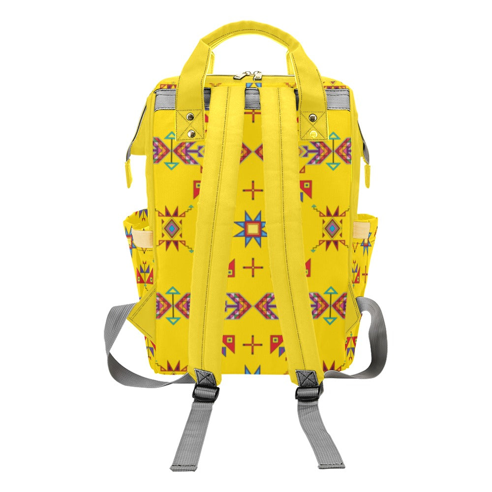 Scattered Generations Maize Multi-Function Diaper Backpack/Diaper Bag