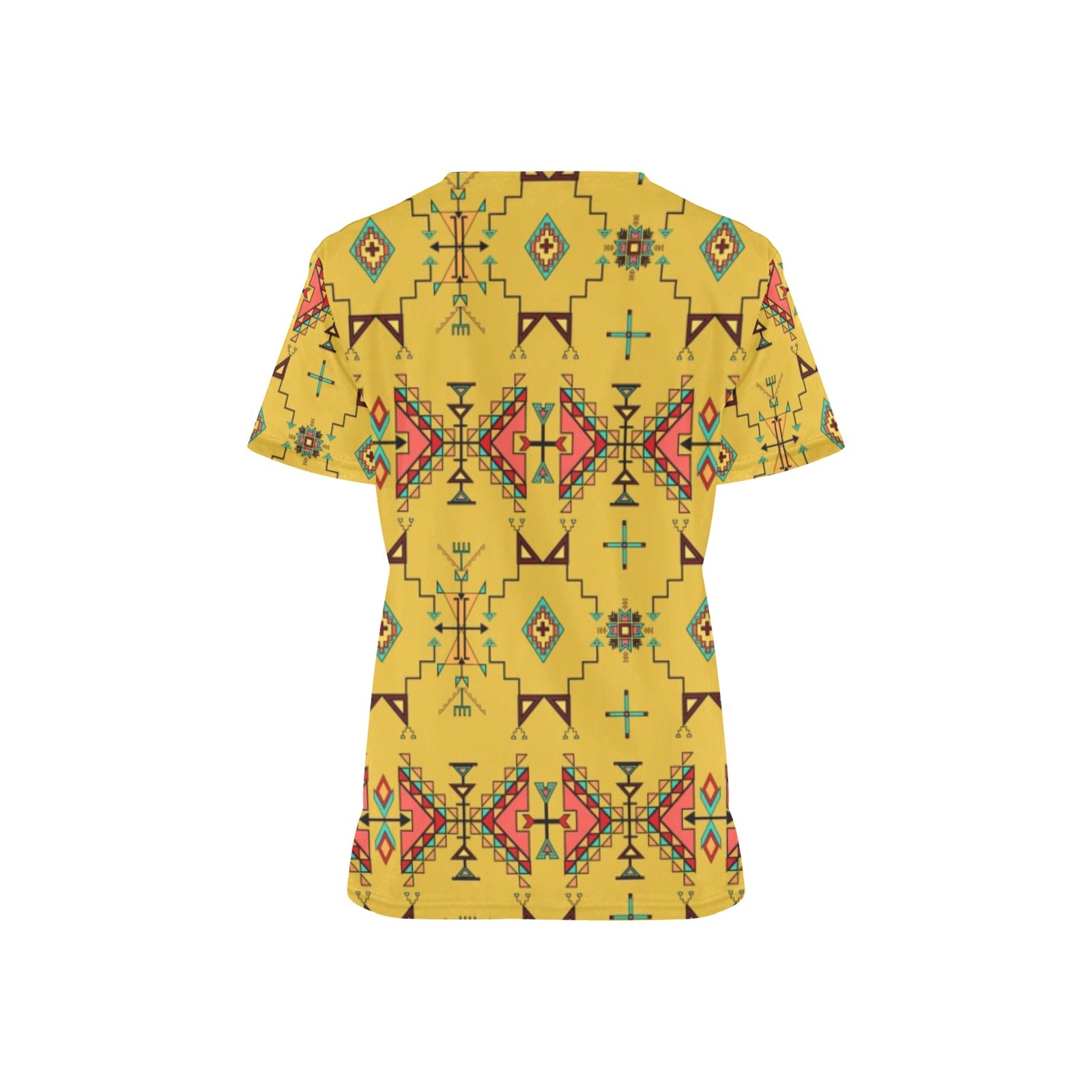 Thunder Flight Yellow Scrub Top