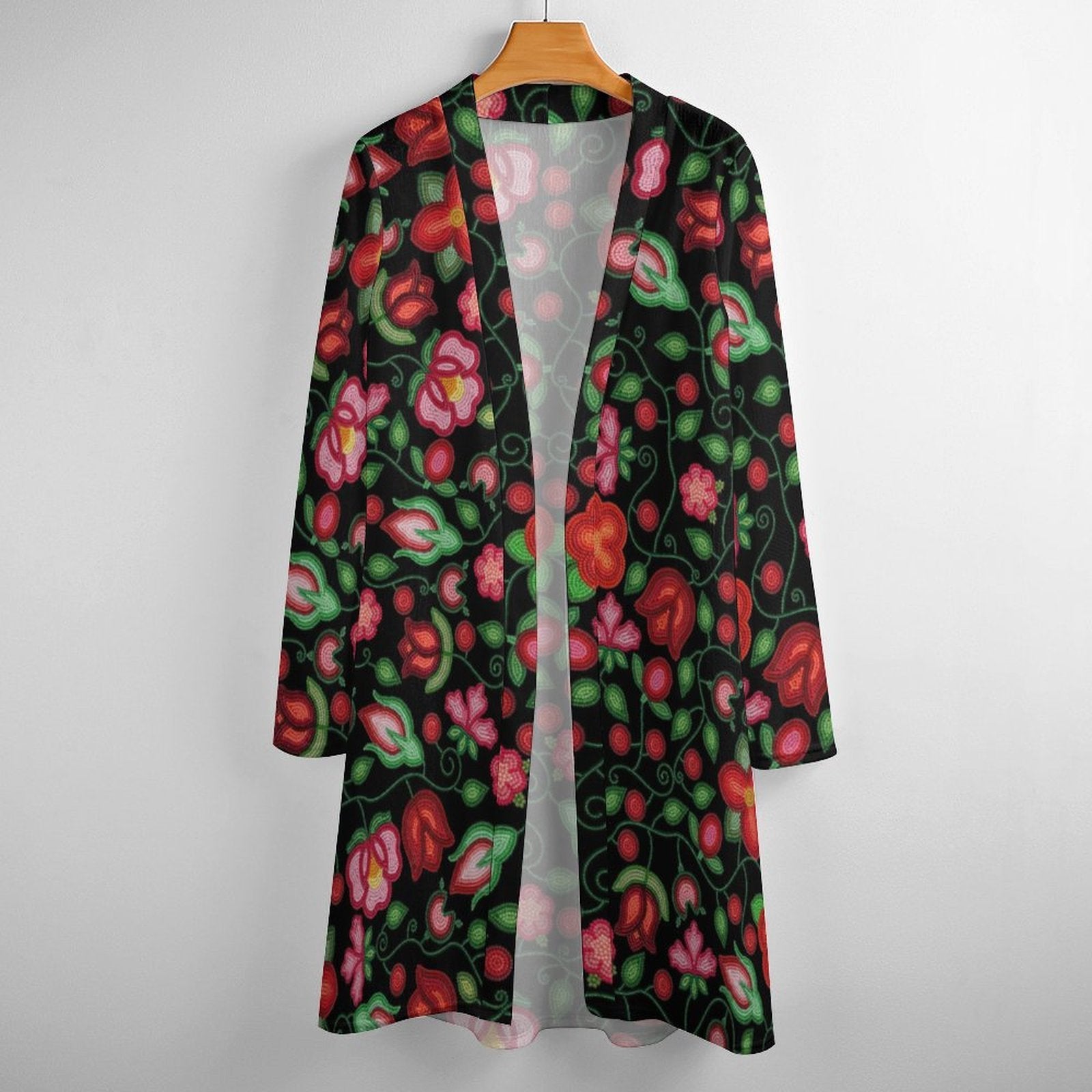 Rose Reverie Black Cardigan