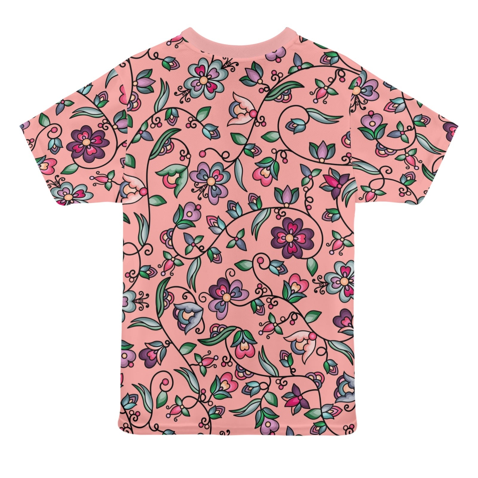 Amber Evening Garland Peach T-shirt for Women